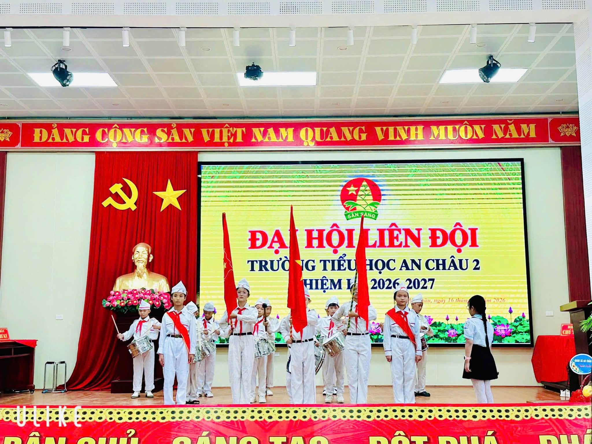 ĐẠI HỘI LIÊN ĐỘI TRƯỜNG TH AN CHÂU 2 NĂM HỌC 2026–2027 .