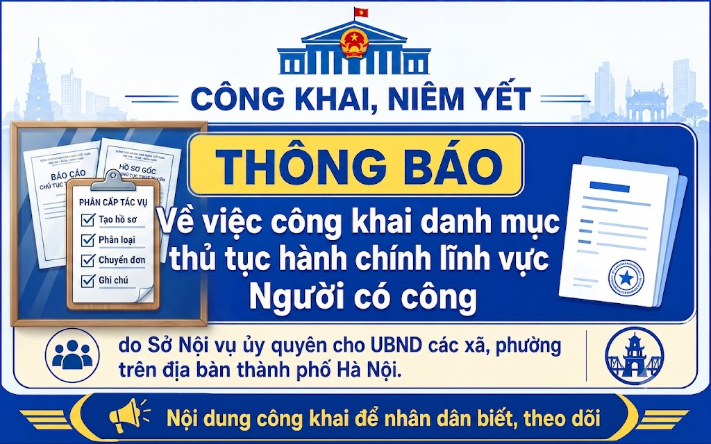 Thông báo công khai TTHC được sửa đổi, bổ sung (Tháng 10 năm 2025- SỞ)