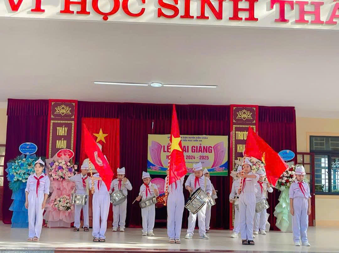 Trường Tiểu học Diễn An đã long trọng tổ chức lễ khai giảng năm học mới 2024-2025